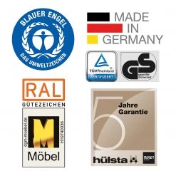 Now! by hülsta Patère hülsta now minimo - Matériau dérivé du bois - Blanc / Noir -Décorations murales enfant Soldes 1000164700 200803 07515600106 DETAILS P000000001000164700