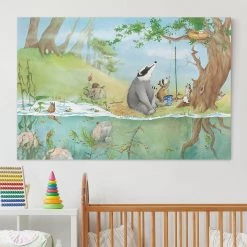 Bilderwelten Tableau déco Un ascenseur pour Elsa - Toile / Épicéa massif - Multicolore - 90 x 60 cm -Décorations murales enfant Soldes 1000177423 190624 16401300309 MOOD GALLERYIMAGES P000000001000177423 mood