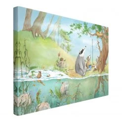 Bilderwelten Tableau déco Un ascenseur pour Elsa - Toile / Épicéa massif - Multicolore - 90 x 60 cm -Décorations murales enfant Soldes 1000177423 190624 16401300310 GALLERYIMAGES P000000001000177423