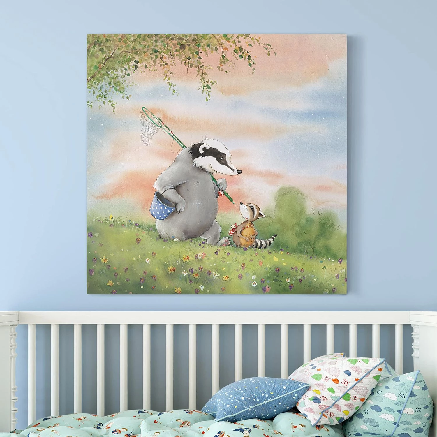 Bilderwelten Tableau déco Wassili et Sibelius II - Toile / Épicéa massif - Multicolore - 70 x 70 cm 3 Bilderwelten Tableau déco Wassili et Sibelius II - Toile / Épicéa massif - Multicolore - 70 x 70 cm – Image 3