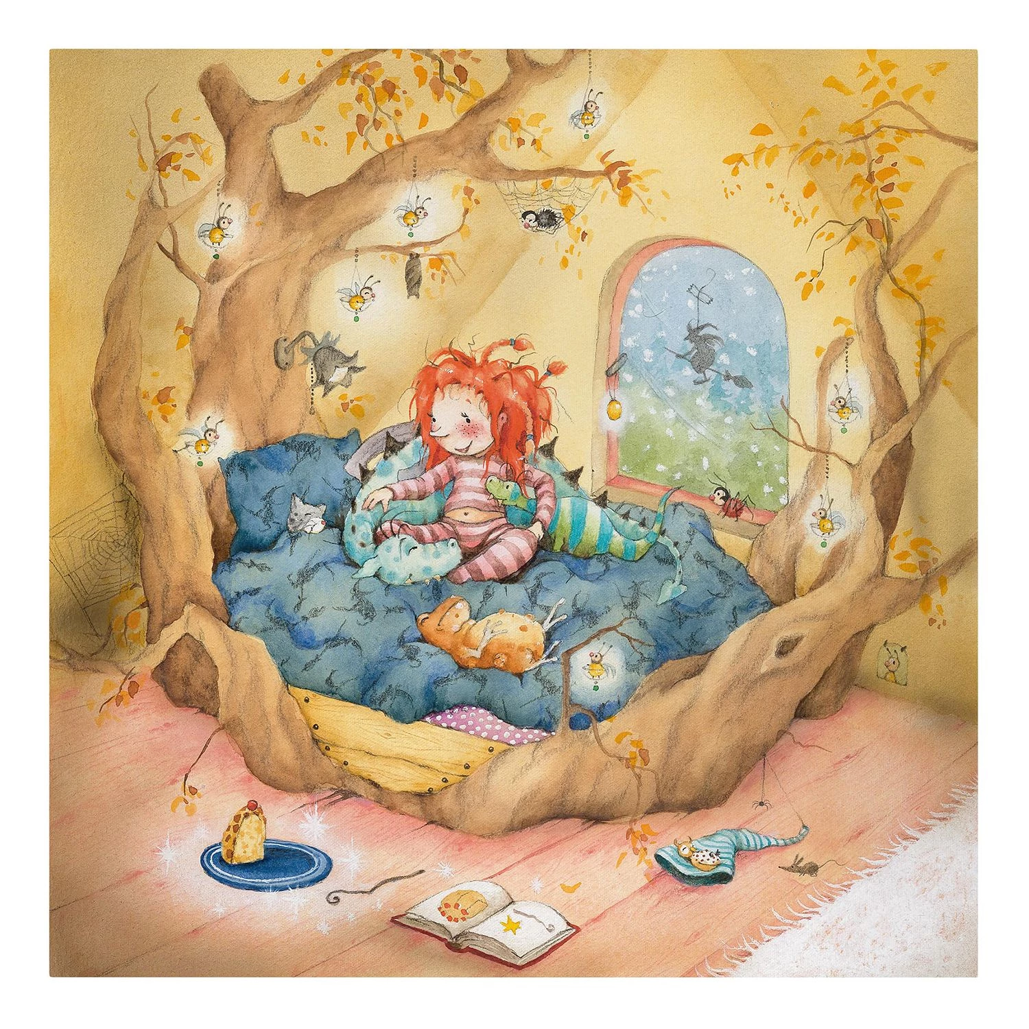 Bilderwelten Tableau déco Frida I - Toile / Épicéa massif - Multicolore - 70 x 70 cm 1 Bilderwelten Tableau déco Frida I - Toile / Épicéa massif - Multicolore - 70 x 70 cm