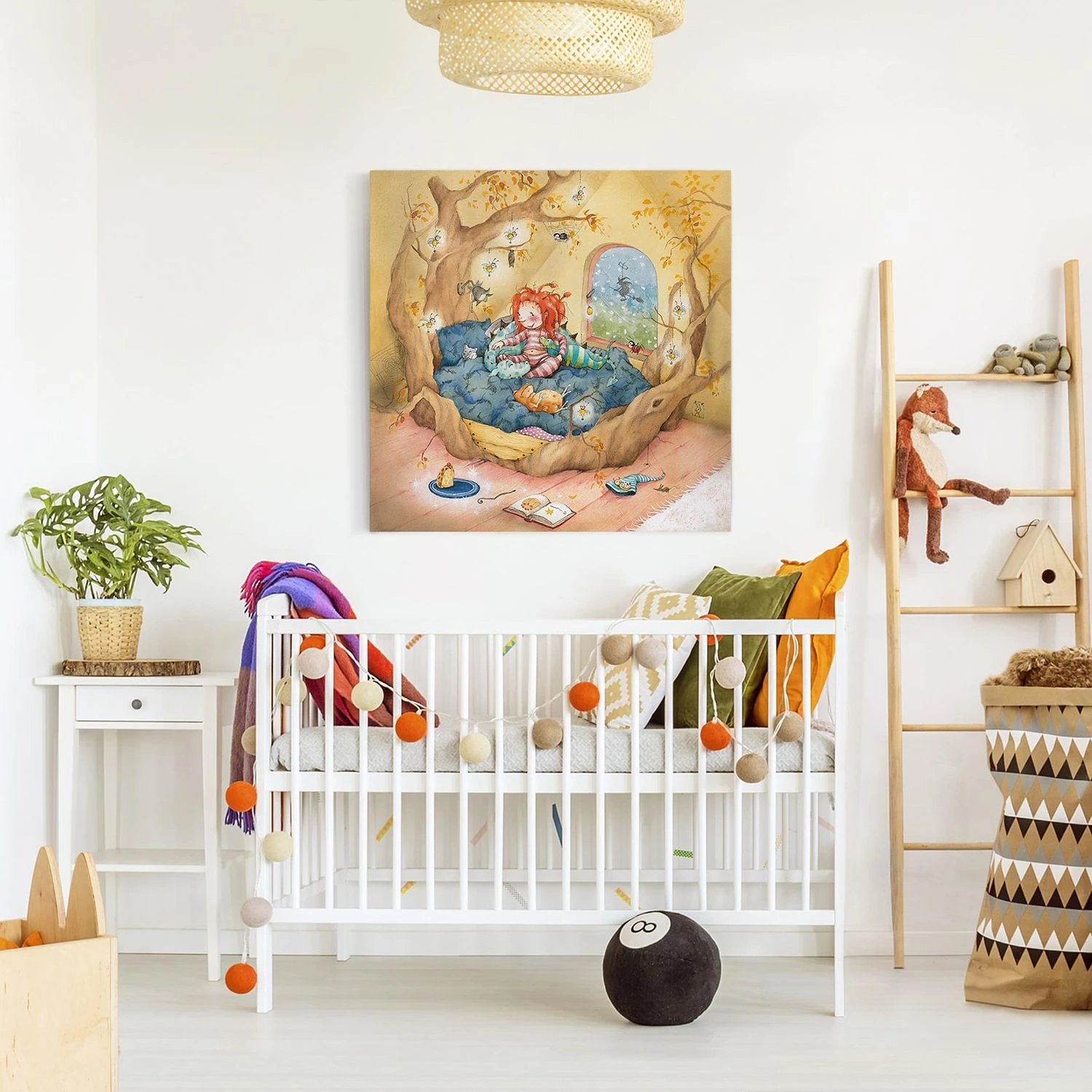 Bilderwelten Tableau déco Frida I - Toile / Épicéa massif - Multicolore - 70 x 70 cm 2 Bilderwelten Tableau déco Frida I - Toile / Épicéa massif - Multicolore - 70 x 70 cm – Image 2