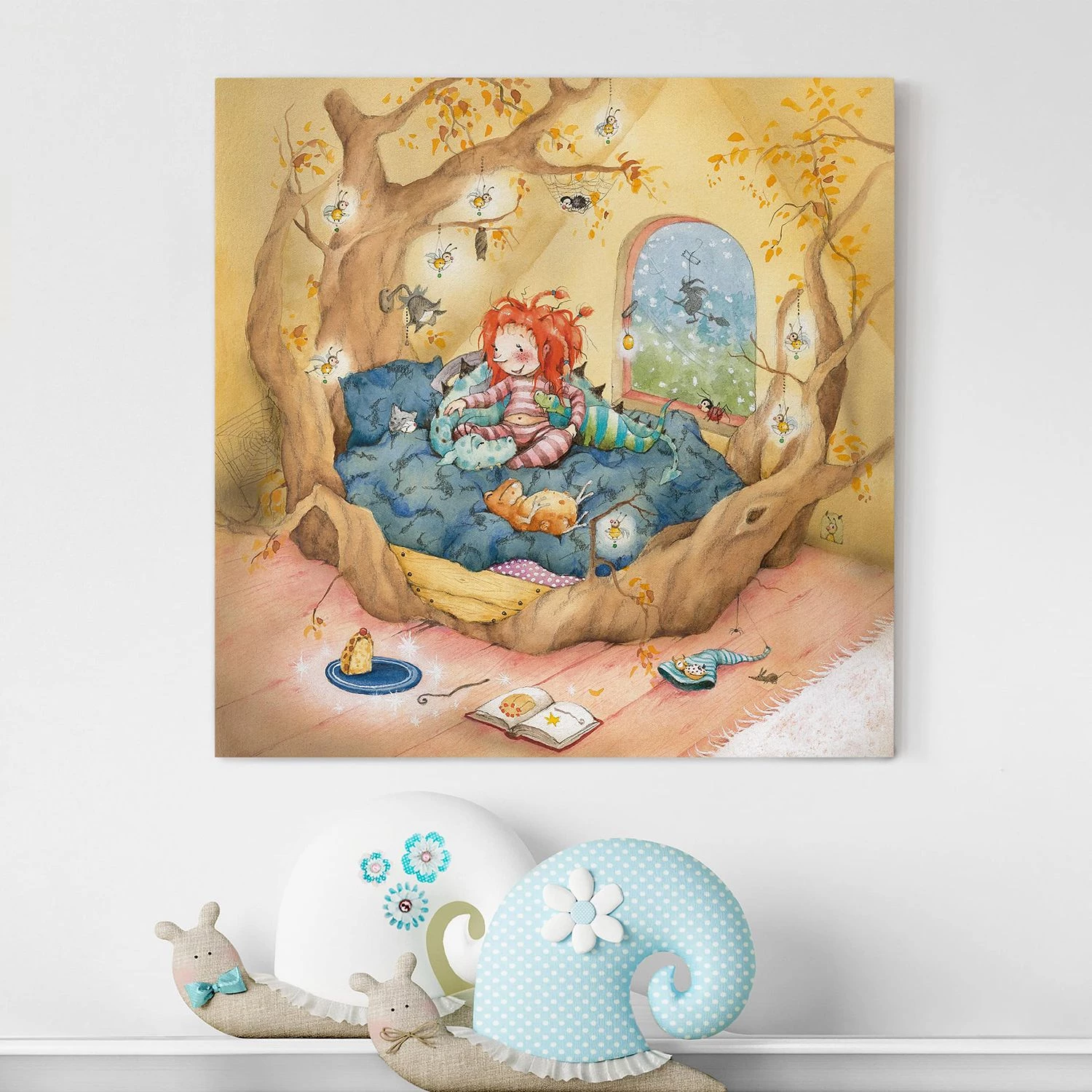 Bilderwelten Tableau déco Frida I - Toile / Épicéa massif - Multicolore - 70 x 70 cm 3 Bilderwelten Tableau déco Frida I - Toile / Épicéa massif - Multicolore - 70 x 70 cm – Image 3