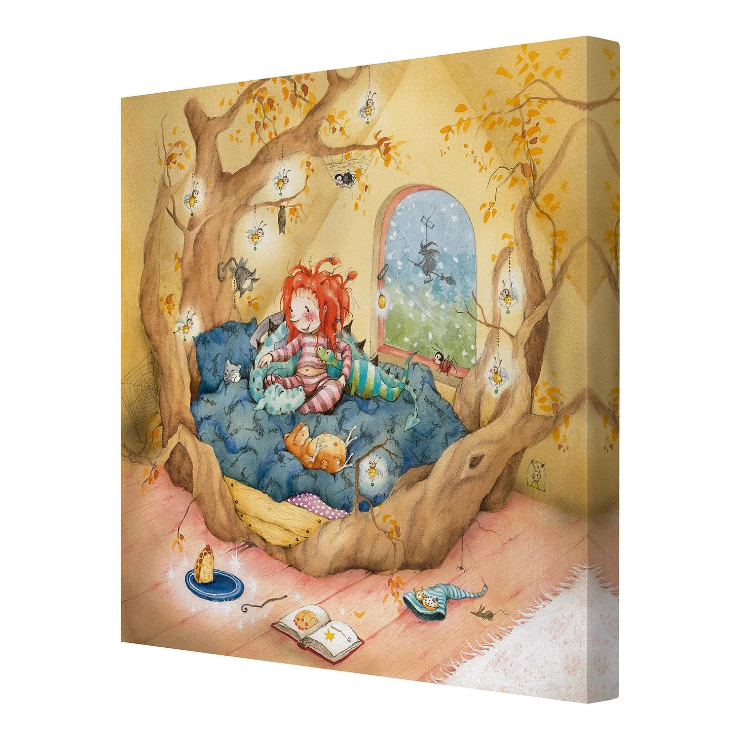 Bilderwelten Tableau déco Frida I - Toile / Épicéa massif - Multicolore - 70 x 70 cm 5 Bilderwelten Tableau déco Frida I - Toile / Épicéa massif - Multicolore - 70 x 70 cm – Image 5