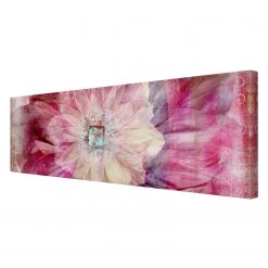Bilderwelten Tableau déco Grunge Flower - Toile / Épicéa massif - Multicolore - 120 x 40 cm -Décorations murales enfant Soldes 1000177514 190624 16414400855 GALLERYIMAGES P000000001000177514
