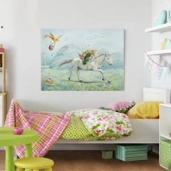 Bilderwelten Tableau déco Lilia sur la licorne - Toile / Épicéa massif - Multicolore - 100 x 75 cm 8 Bilderwelten Tableau déco Lilia sur la licorne - Toile / Épicéa massif - Multicolore - 100 x 75 cm -Décorations murales enfant Soldes 1000177637 190624 16425901498 MOOD GALLERYIMAGES P000000001000177637 mood