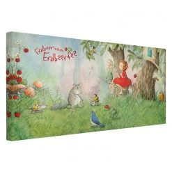 Bilderwelten Tableau déco La fée des fraises V - Toile / Épicéa massif - Multicolore - 100 x 50 cm 9 Bilderwelten Tableau déco La fée des fraises V - Toile / Épicéa massif - Multicolore - 100 x 50 cm -Décorations murales enfant Soldes 1000177667 190624 16431201577 GALLERYIMAGES P000000001000177667