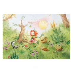 Bilderwelten Tableau déco Frida IV - Plaque en mousse rigide Forex - Multicolore - 90 x 60 cm