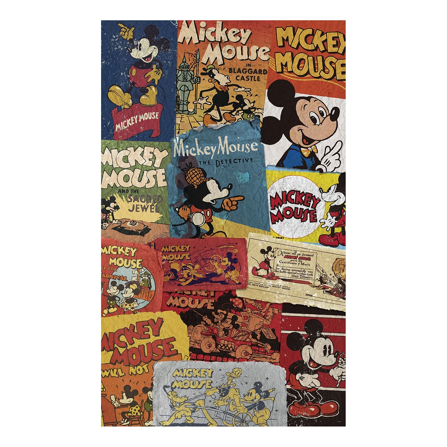 Komar Papier peint intissé Mickey Billboard - Intissé - Multicolore 1 Komar Papier peint intissé Mickey Billboard - Intissé - Multicolore