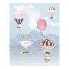 Komar Papier peint intissé Happy Balloon - Intissé - Multicolore - Largeur : 200 cm