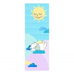 Komar Papier peint intissé Winnie l’Ourson IV - Intissé - Bleu / Blanc