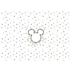 Komar Papier peint intissé Mickey HeadsUp - Intissé - Multicolore