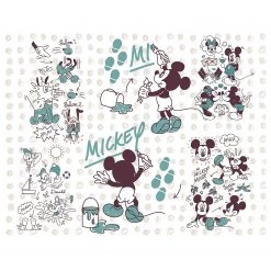Komar Papier peint intissé Mickey and Friends - Intissé - Multicolore