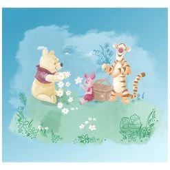 Komar Papier peint intissé Winnie l’Ourson III - Intissé - Multicolore
