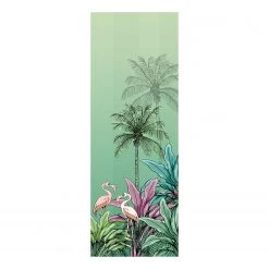 Komar Papier peint intissé Jungle Flamingo - Intissé - Vert