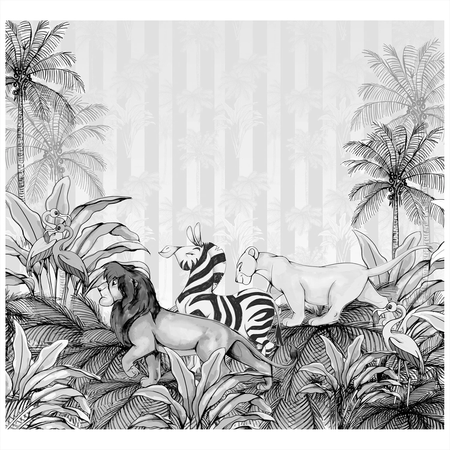 Komar Papier peint intissé Le Roi Lion I - Intissé - Multicolore 1 Komar Papier peint intissé Le Roi Lion I - Intissé - Multicolore