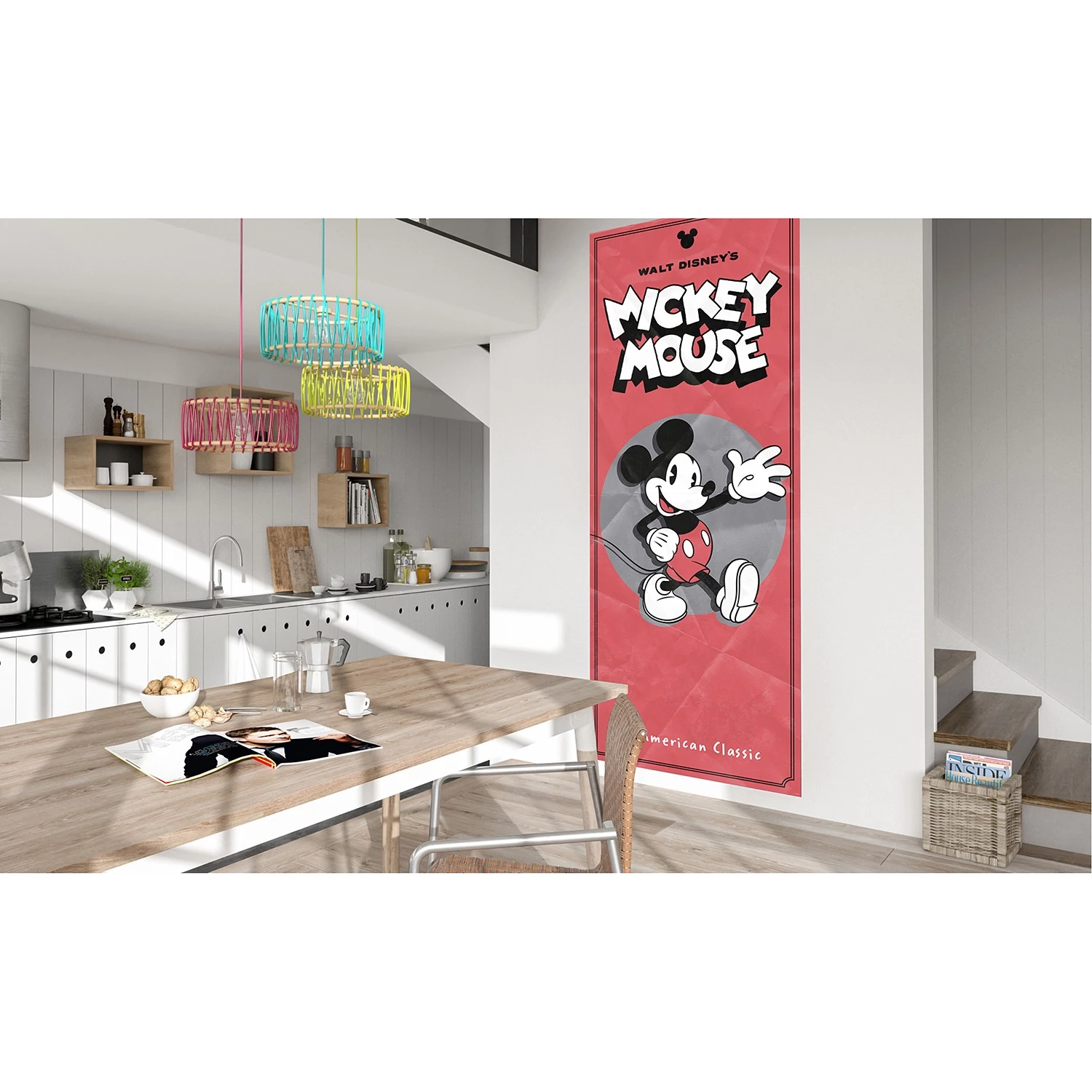 Komar Papier peint intissé Mickey Classic - Intissé - Multicolore 2 Komar Papier peint intissé Mickey Classic - Intissé - Multicolore – Image 2