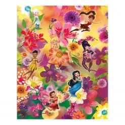 Komar Papier peint intissé Fairies Flowers - Intissé - Multicolore