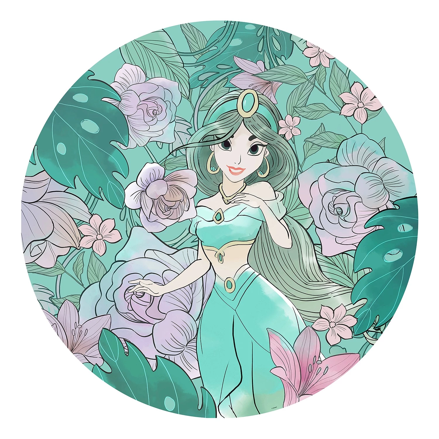 Komar Papier peint en intissé Jasmine - Intissé - Multicolore 1 Komar Papier peint en intissé Jasmine - Intissé - Multicolore