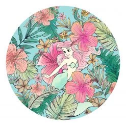 Komar Papier peint en intissé Ariel & Flowers - Intissé - Multicolore