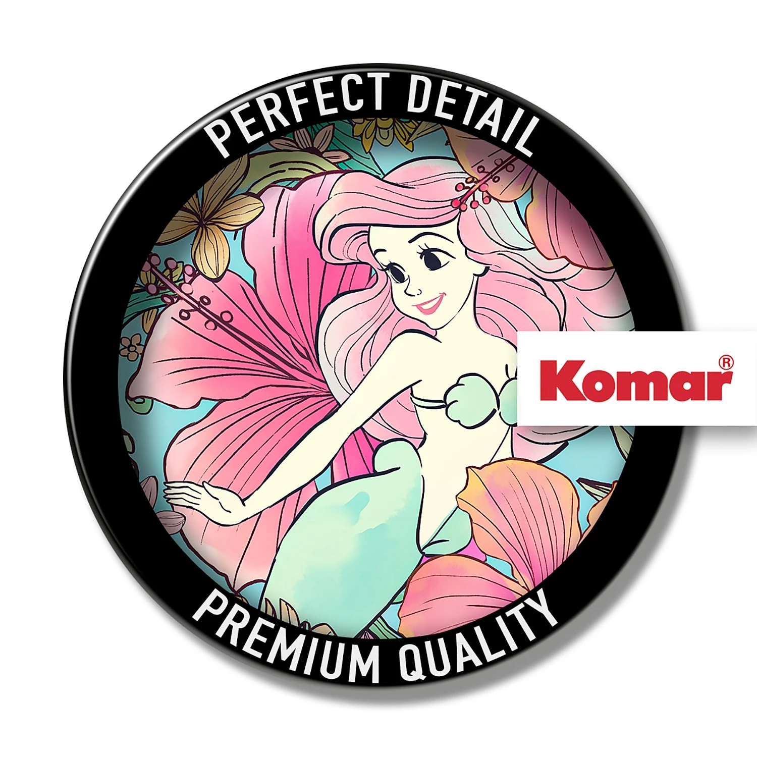 Komar Papier peint en intissé Ariel & Flowers - Intissé - Multicolore 3 Komar Papier peint en intissé Ariel & Flowers - Intissé - Multicolore – Image 3