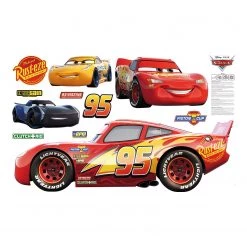 Komar Papier peint en intissé Cars XXL - Intissé - Multicolore