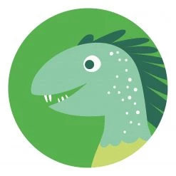 Komar Papier peint intissé Little Dino Velo - Intissé - Vert