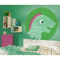 Komar Papier peint intissé Little Dino Tyranno - Intissé - Vert -Décorations murales enfant Soldes 1000271920 210602 17124000005 MOOD DETAILS P000000001000271920 mood