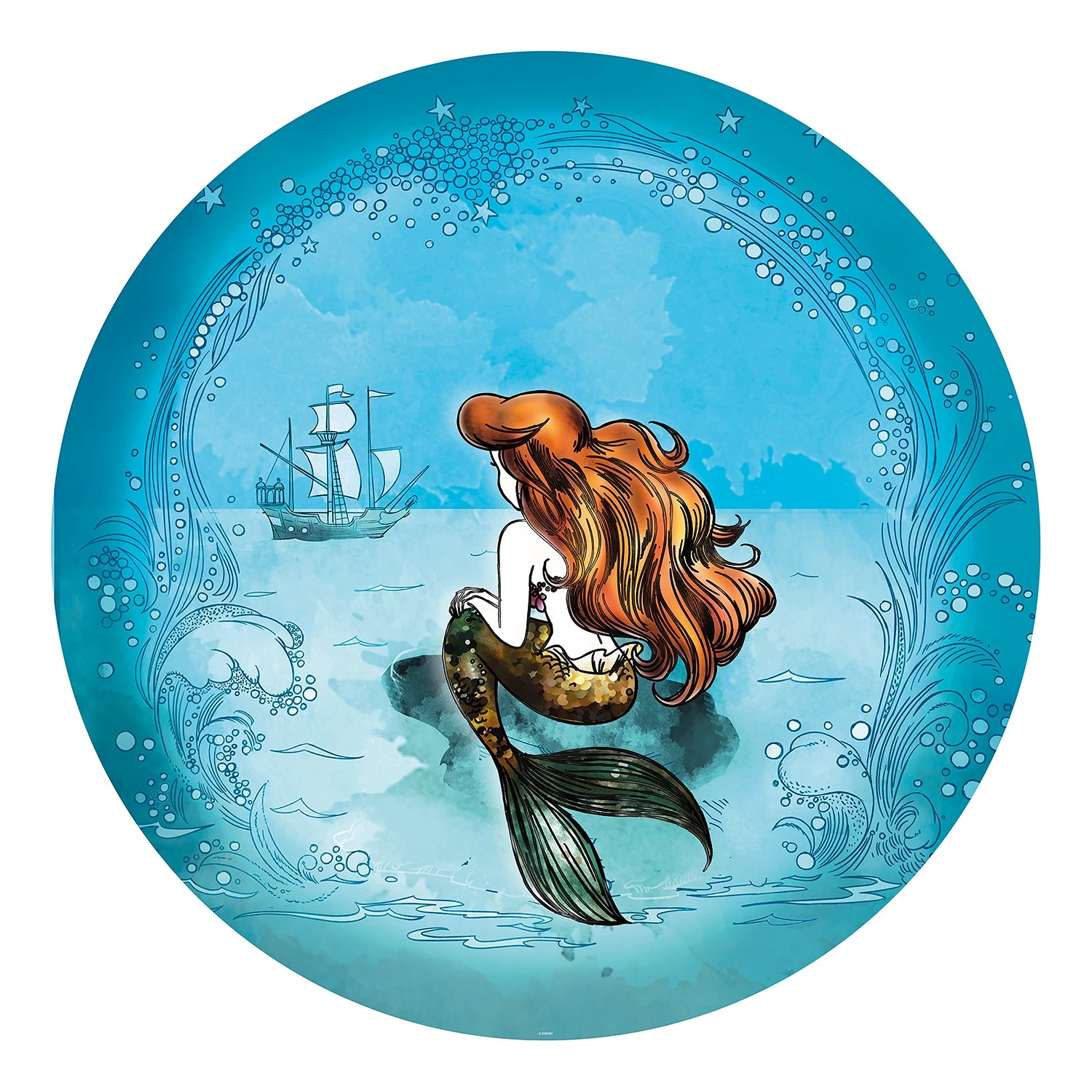 Komar Papier peint intissé Ariel Dreaming - Intissé - Multicolore 1 Komar Papier peint intissé Ariel Dreaming - Intissé - Multicolore