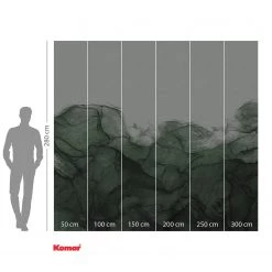 Komar Papier peint intissé Green Dust - Intissé - Vert -Décorations murales enfant Soldes 1000271958 210602 17124200032 DETAILS P000000001000271958