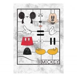 Komar Papier peint intissé Mickey Kit - Intissé - Multicolore