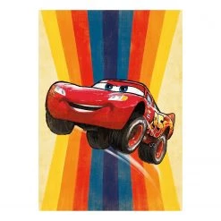Komar Papier peint intissé Cars Jump - Intissé - Multicolore