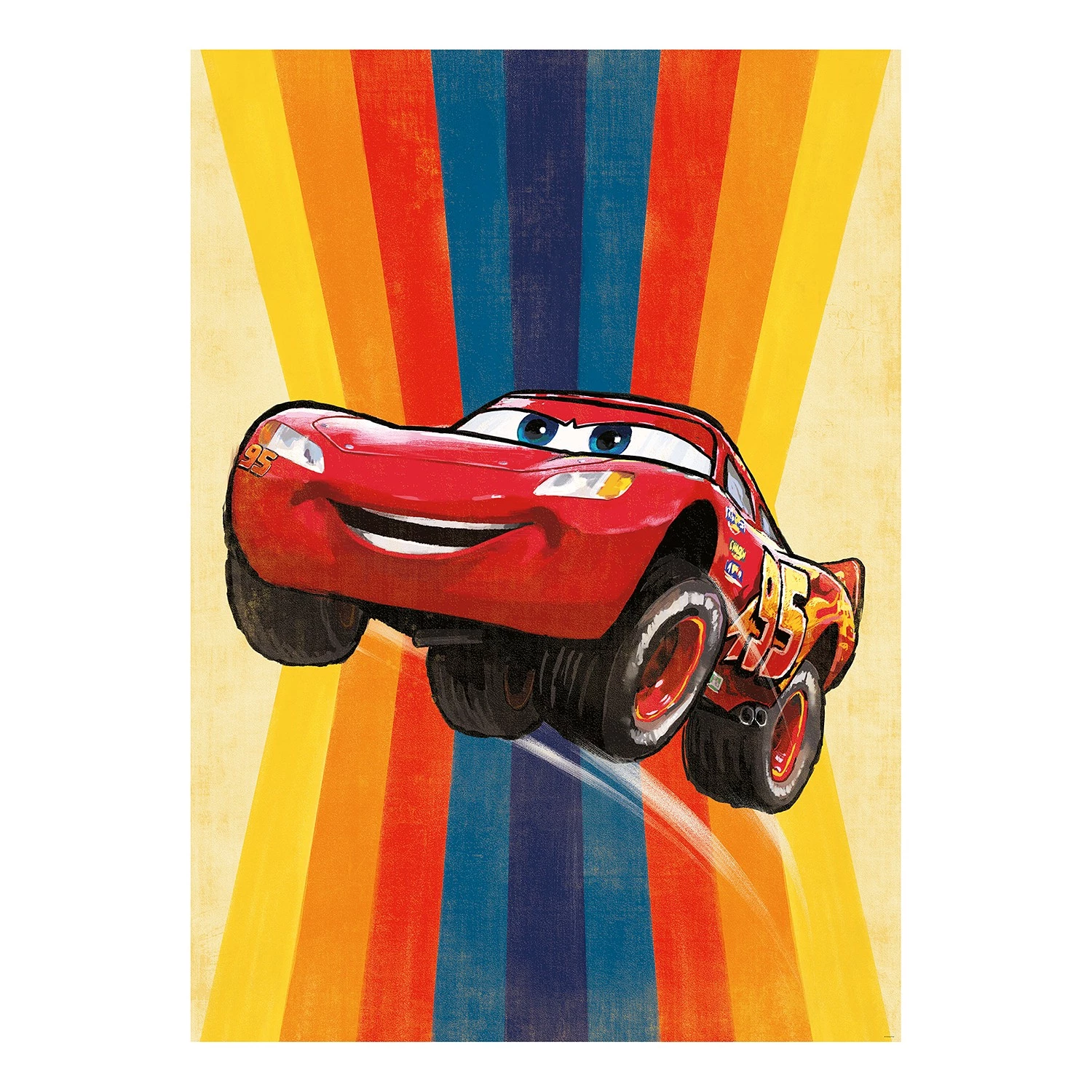 Komar Papier peint intissé Cars Jump - Intissé - Multicolore 1 Komar Papier peint intissé Cars Jump - Intissé - Multicolore