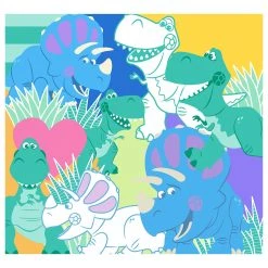 Komar Papier peint Toy Story Rex and Trixie - Intissé - Multicolore