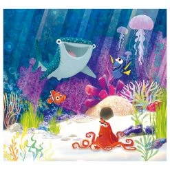 Komar Papier peint intissé Dory Aqua Party - Intissé - Multicolore