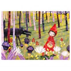 A.S. Création Impression sur toile Riding Hood - Polyester PVC / Épicéa - Marron / Beige