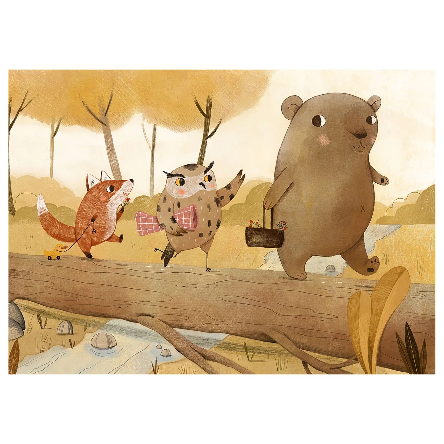 A.S. Création Impression sur toile Pique-nique - Polyester PVC / Épicéa - Marron / Beige 1 A.S. Création Impression sur toile Pique-nique - Polyester PVC / Épicéa - Marron / Beige