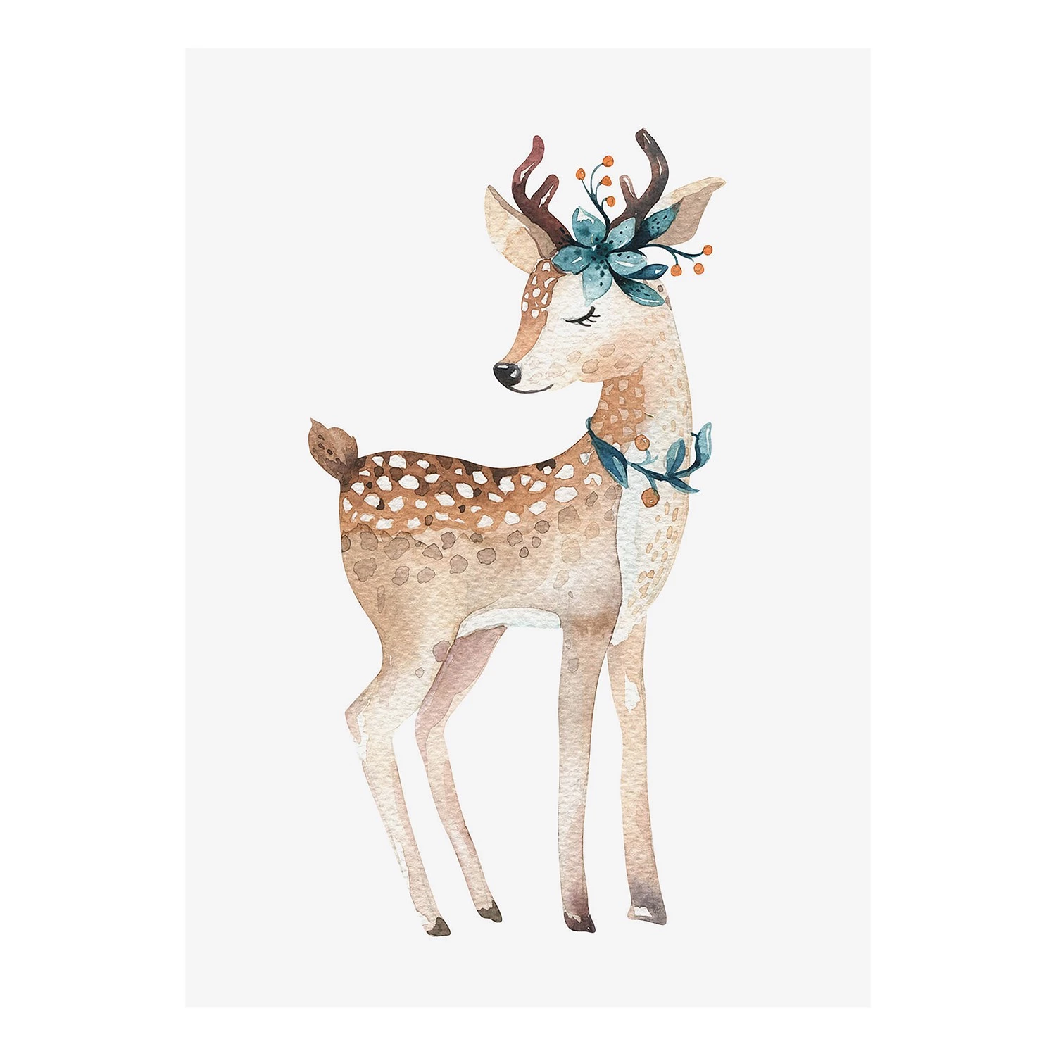 A.S. Création Impression sur toile Fawn - Polyester PVC / Épicéa - Marron / Beige 1 A.S. Création Impression sur toile Fawn - Polyester PVC / Épicéa - Marron / Beige