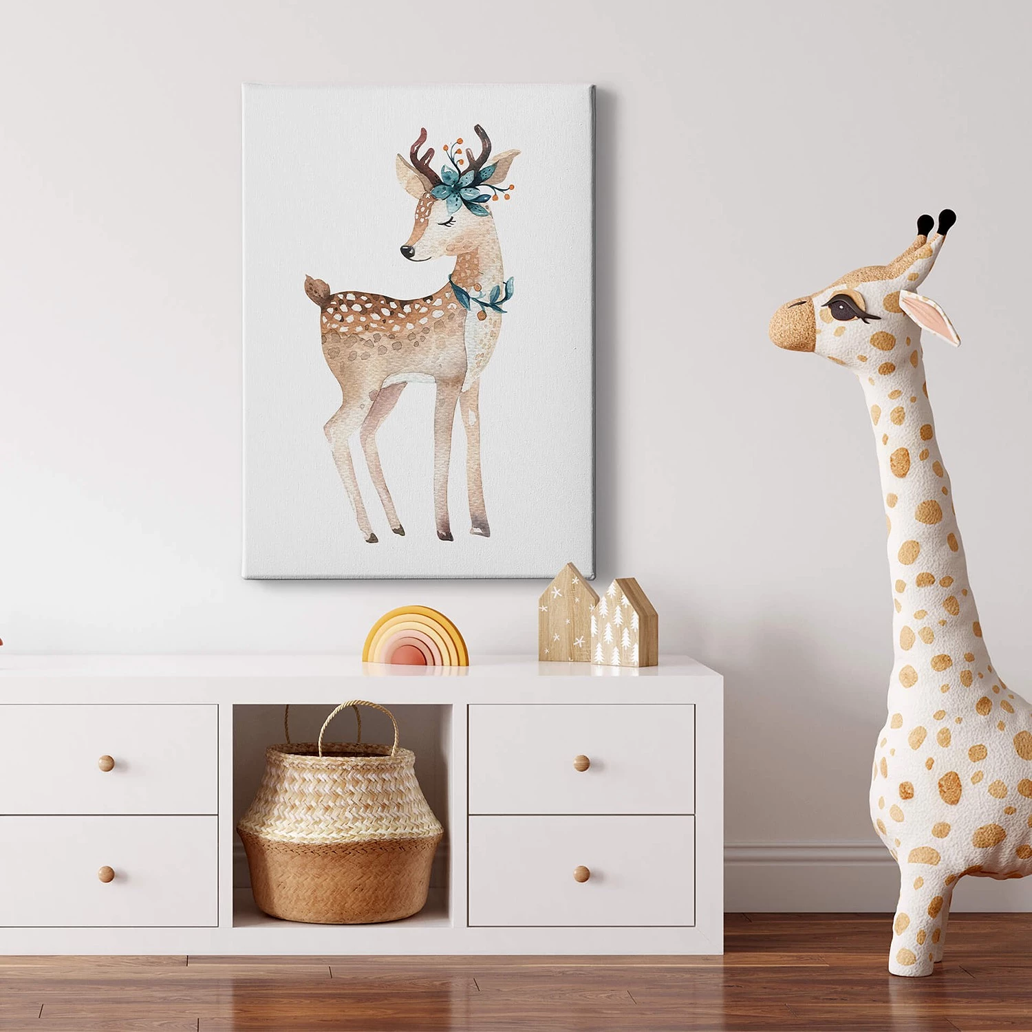 A.S. Création Impression sur toile Fawn - Polyester PVC / Épicéa - Marron / Beige 2 A.S. Création Impression sur toile Fawn - Polyester PVC / Épicéa - Marron / Beige – Image 2