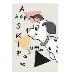 Komar Tableau déco 101 Dalmatiner Angles - Multicolore - Papier - 50 x 70 cm