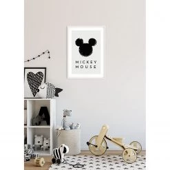 Komar Tableau déco Mickey Mouse Silhouette - Noir / Blanc - Papier - 50 x 70 cm 12 Komar Tableau déco Mickey Mouse Silhouette - Noir / Blanc - Papier - 50 x 70 cm -Décorations murales enfant Soldes 1000325982 220125 1504290020 MOOD DETAILS P000000001000325982 mood