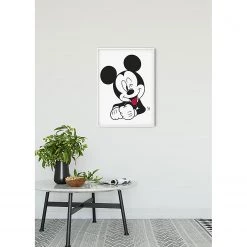 Komar Tableau déco Mickey Mouse Funny - Noir / Blanc - Papier - 50 x 70 cm -Décorations murales enfant Soldes 1000325985 220125 1504280020 MOOD DETAILS P000000001000325985 mood