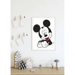 Komar Tableau déco Mickey Mouse Funny - Noir / Blanc - Papier - 50 x 70 cm -Décorations murales enfant Soldes 1000325985 220125 1504280021 MOOD DETAILS P000000001000325985 mood