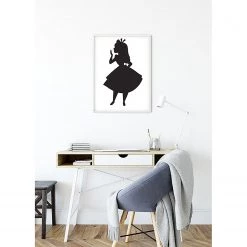 Komar Tableau déco Alice Silhouette - Noir / Blanc - Papier - 50 x 70 cm 12 Komar Tableau déco Alice Silhouette - Noir / Blanc - Papier - 50 x 70 cm -Décorations murales enfant Soldes 1000325988 220125 1504300023 MOOD DETAILS P000000001000325988 mood