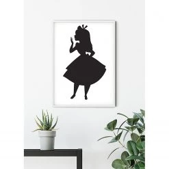 Komar Tableau déco Alice Silhouette - Noir / Blanc - Papier - 50 x 70 cm 13 Komar Tableau déco Alice Silhouette - Noir / Blanc - Papier - 50 x 70 cm -Décorations murales enfant Soldes 1000325988 220125 1504300024 MOOD DETAILS P000000001000325988 mood
