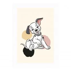 Komar Tableau déco 101 Dalmatiner Dots - Multicolore - Papier - 50 x 70 cm