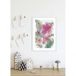 Komar Tableau déco Ariel Flowers - Multicolore - Papier - 50 x 70 cm -Décorations murales enfant Soldes 1000325996 220125 1504310020 MOOD DETAILS P000000001000325996 mood