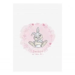 Komar Tableau déco Klopfer - Rose - Papier - 70 x 50 cm