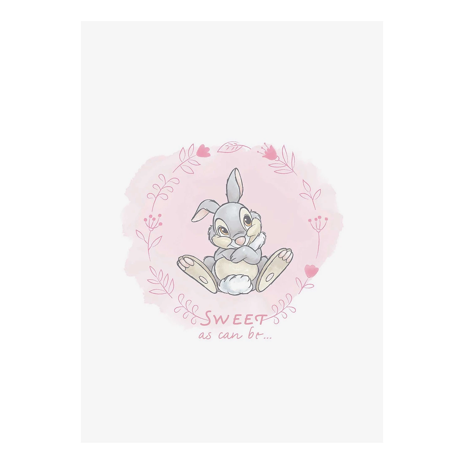 Komar Tableau déco Klopfer - Rose - Papier - 70 x 50 cm 1 Komar Tableau déco Klopfer - Rose - Papier - 70 x 50 cm