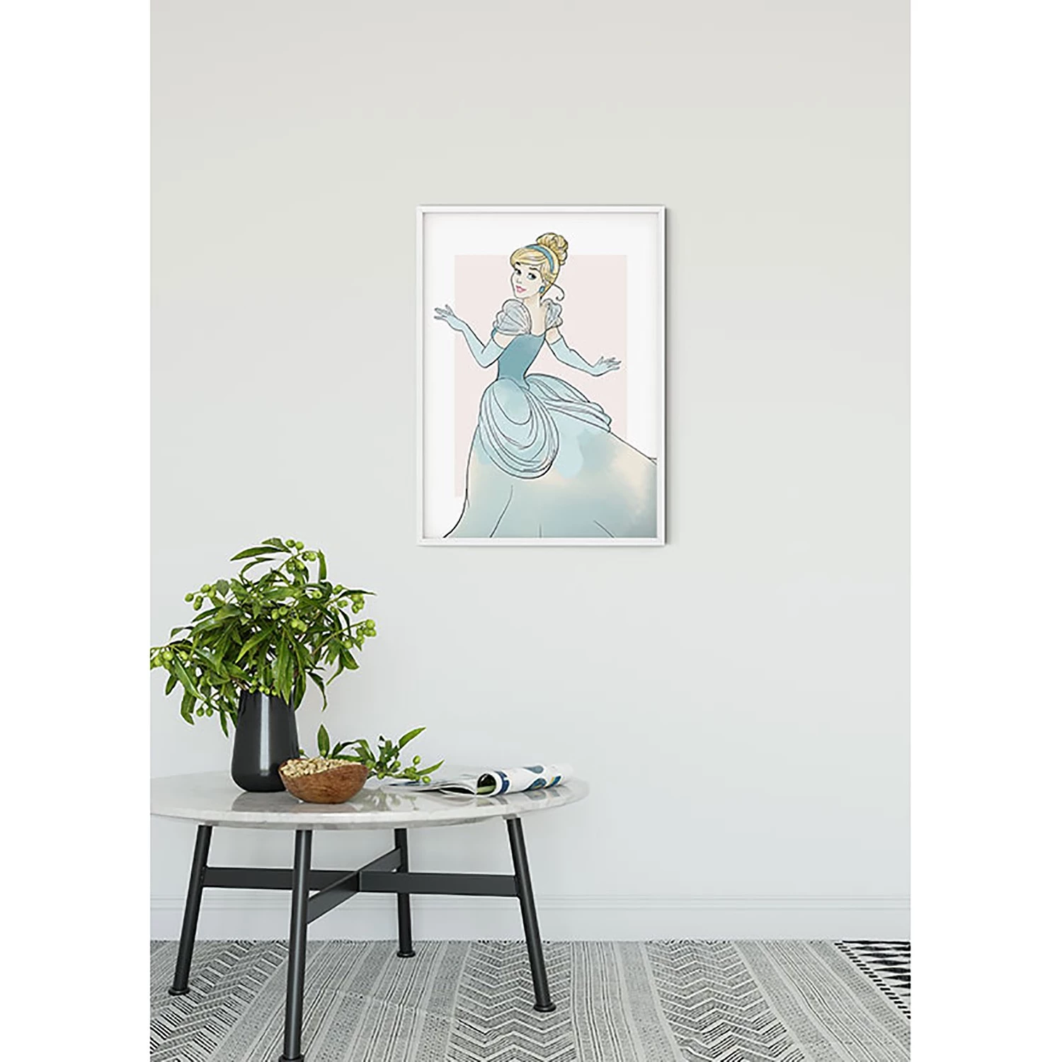 Komar Tableau déco Cinderella Beauty - Multicolore - Papier - 50 x 70 cm 3 Komar Tableau déco Cinderella Beauty - Multicolore - Papier - 50 x 70 cm – Image 3